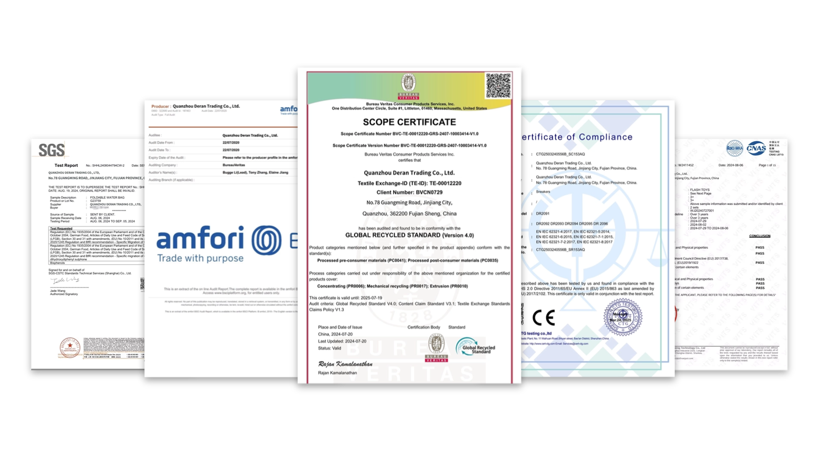 Factory Product Certificates