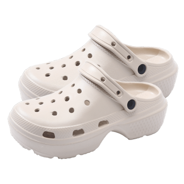 Casual Thick-Soled Crocs Shoe-1