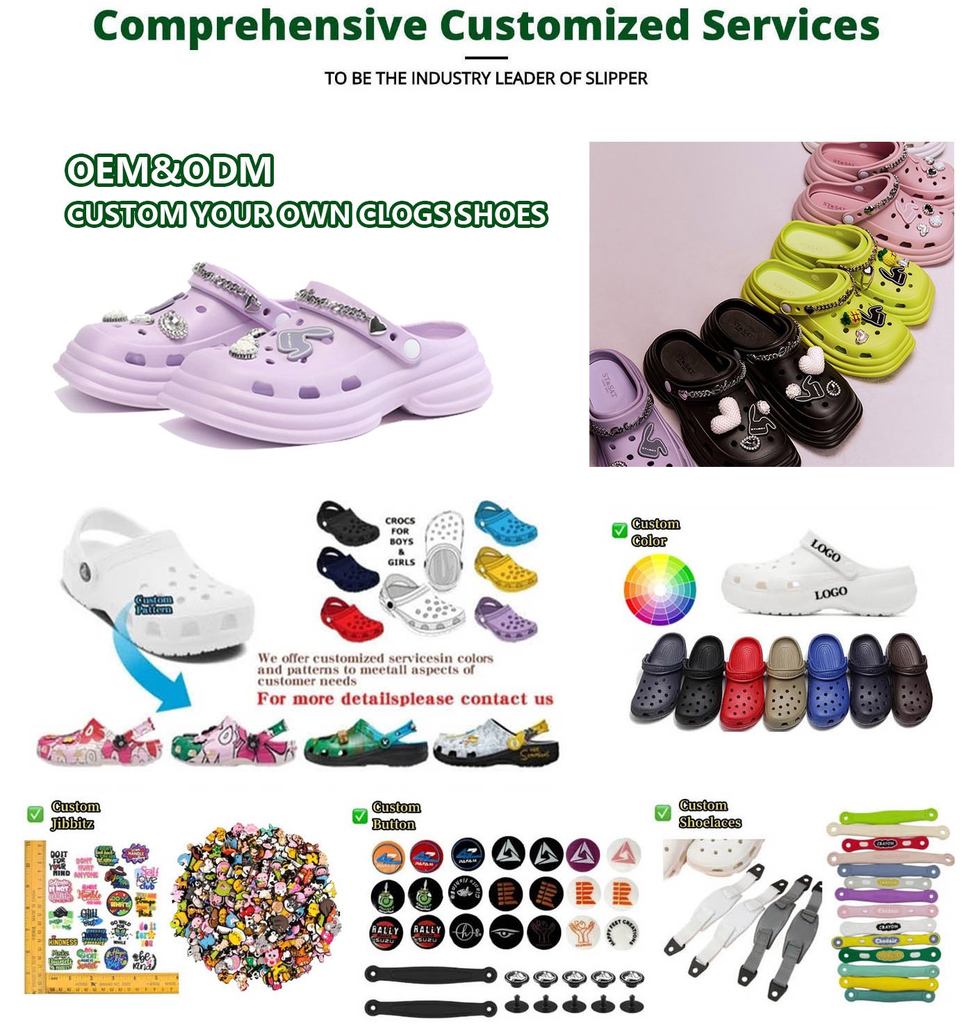 Custom Waterproof and Breathable Dual Purpose Crocs Suppliers Customization Services