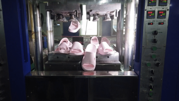 Slippers production process