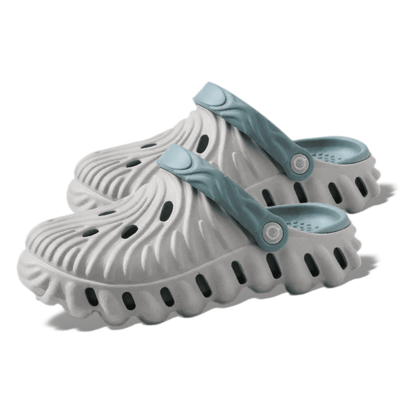 Striped Beach Non Slip Clogs Slipper detail-2