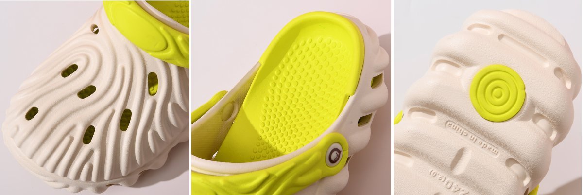 Striped Beach Non Slip Clogs Slipper detail