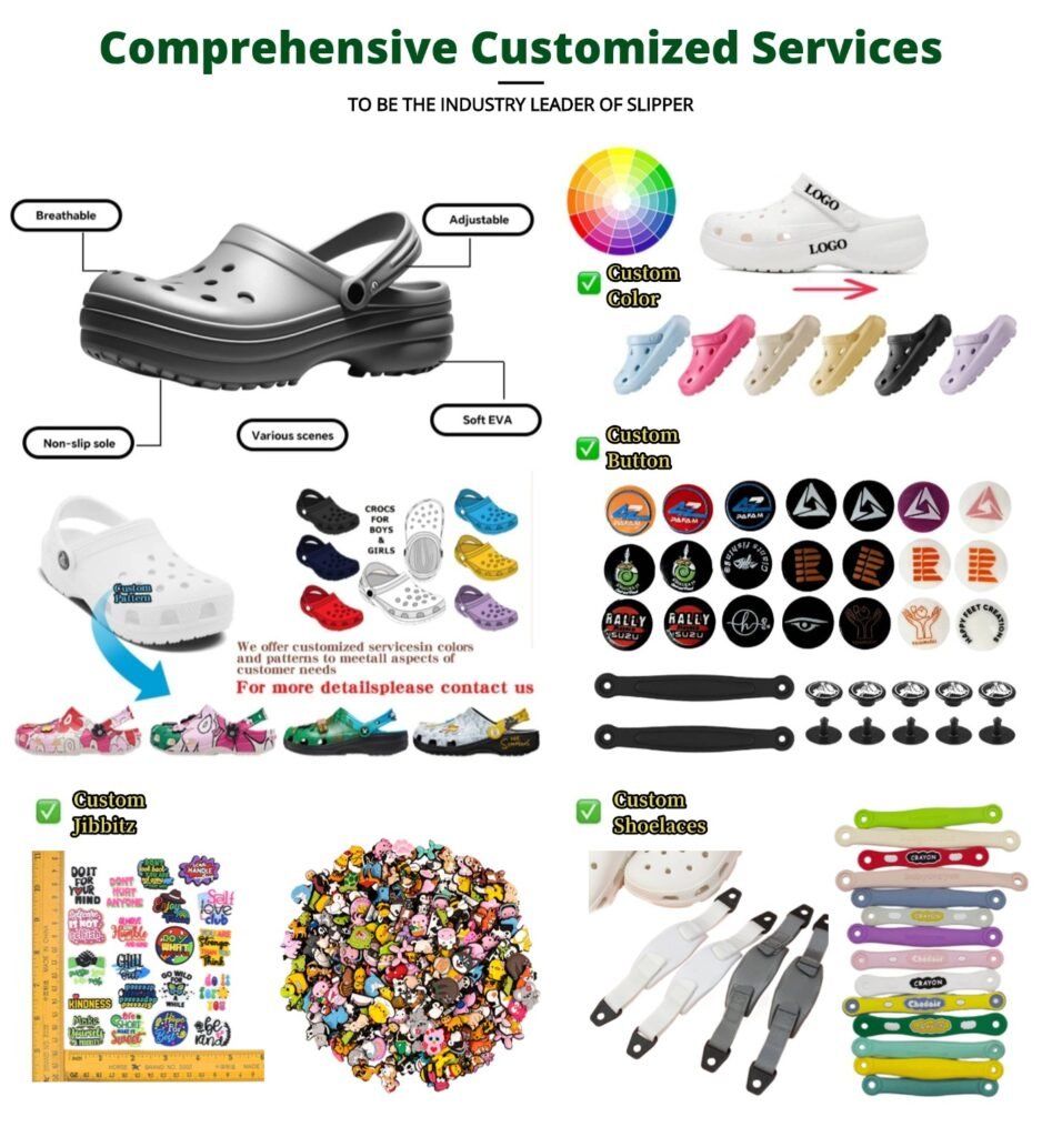 crocs manufacturer custom service