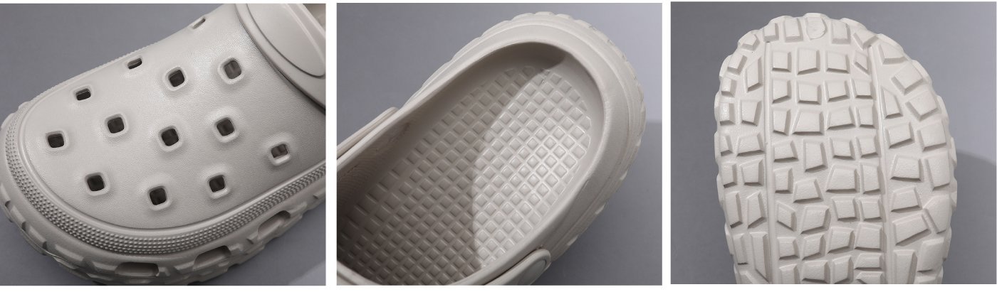 men hole shoes detail