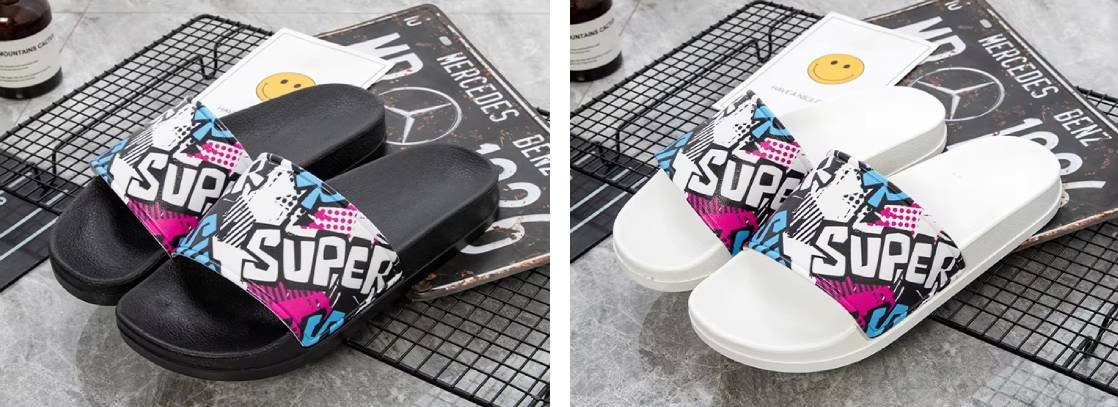 Customizable PVC slippers
