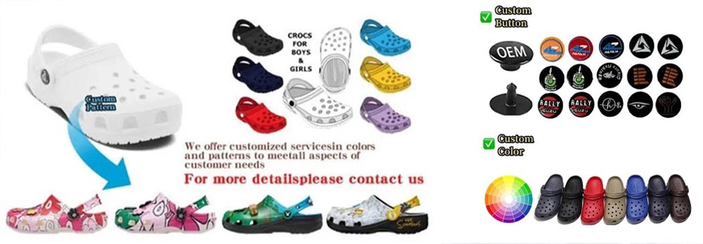 Deran Crocs Shoes Manufacturer Customization Services