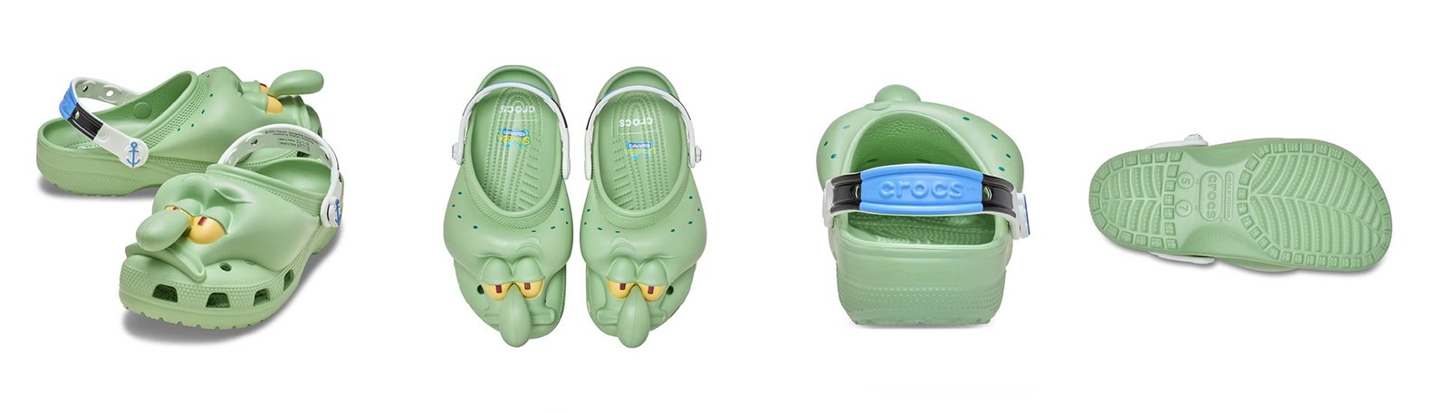 Spongebob Squarepants Collaboration (Squidward) Croc Product Showcase