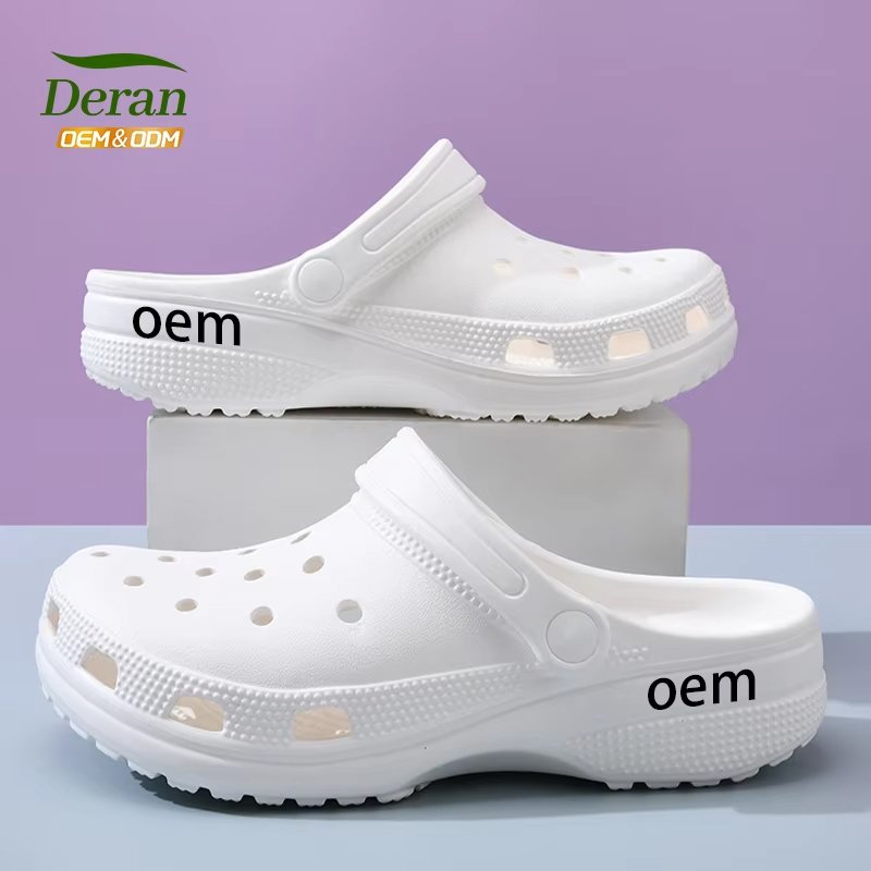 Custom Logo Anti Slip Crocodile Pattern Crocs Suppliers
