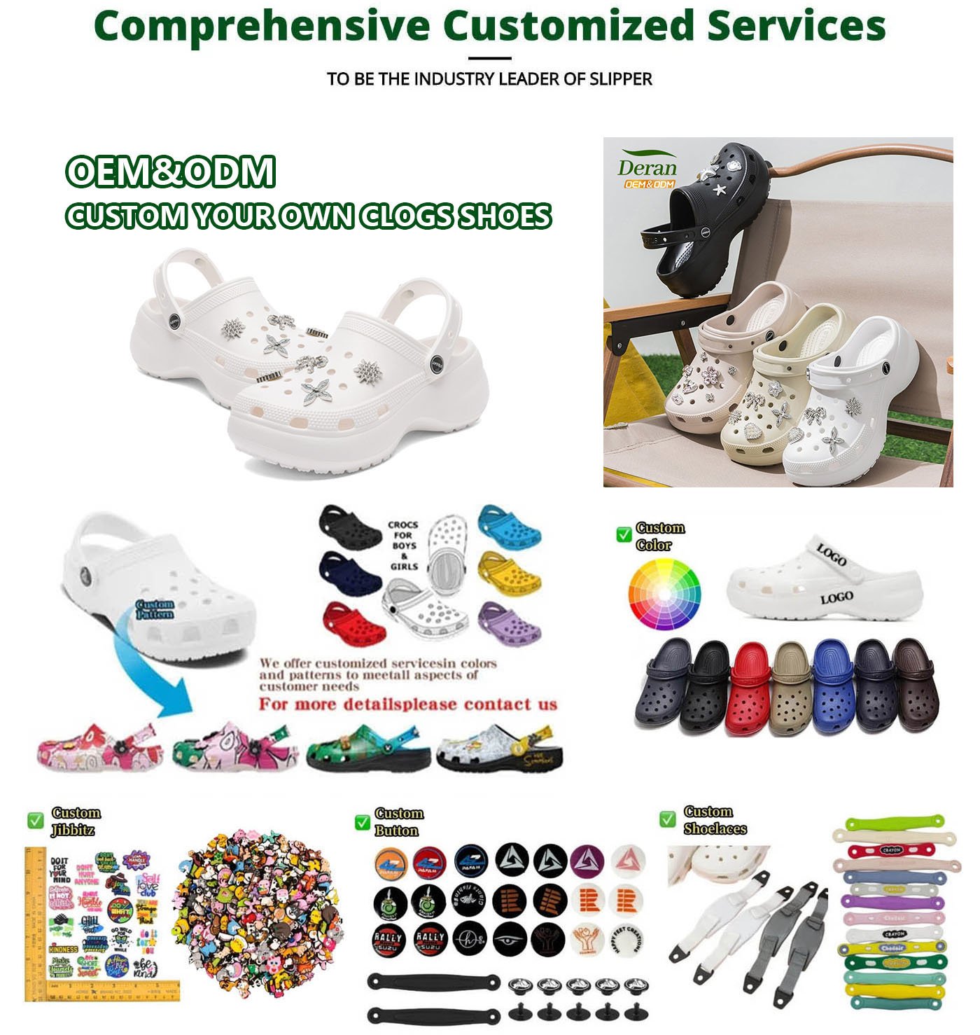 Deran Croc shoe company customization services