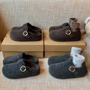 Custom Woolen Thick Sole Birkenstock Factory