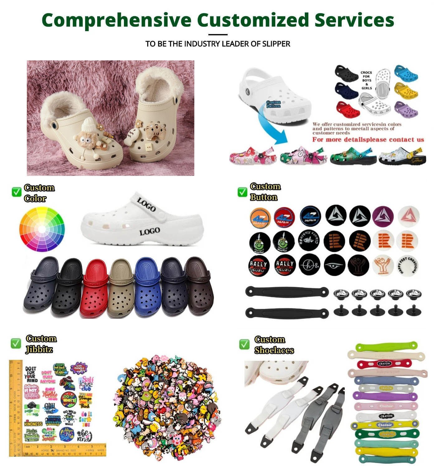 Custom Plush Clogs Supplier Customization Services