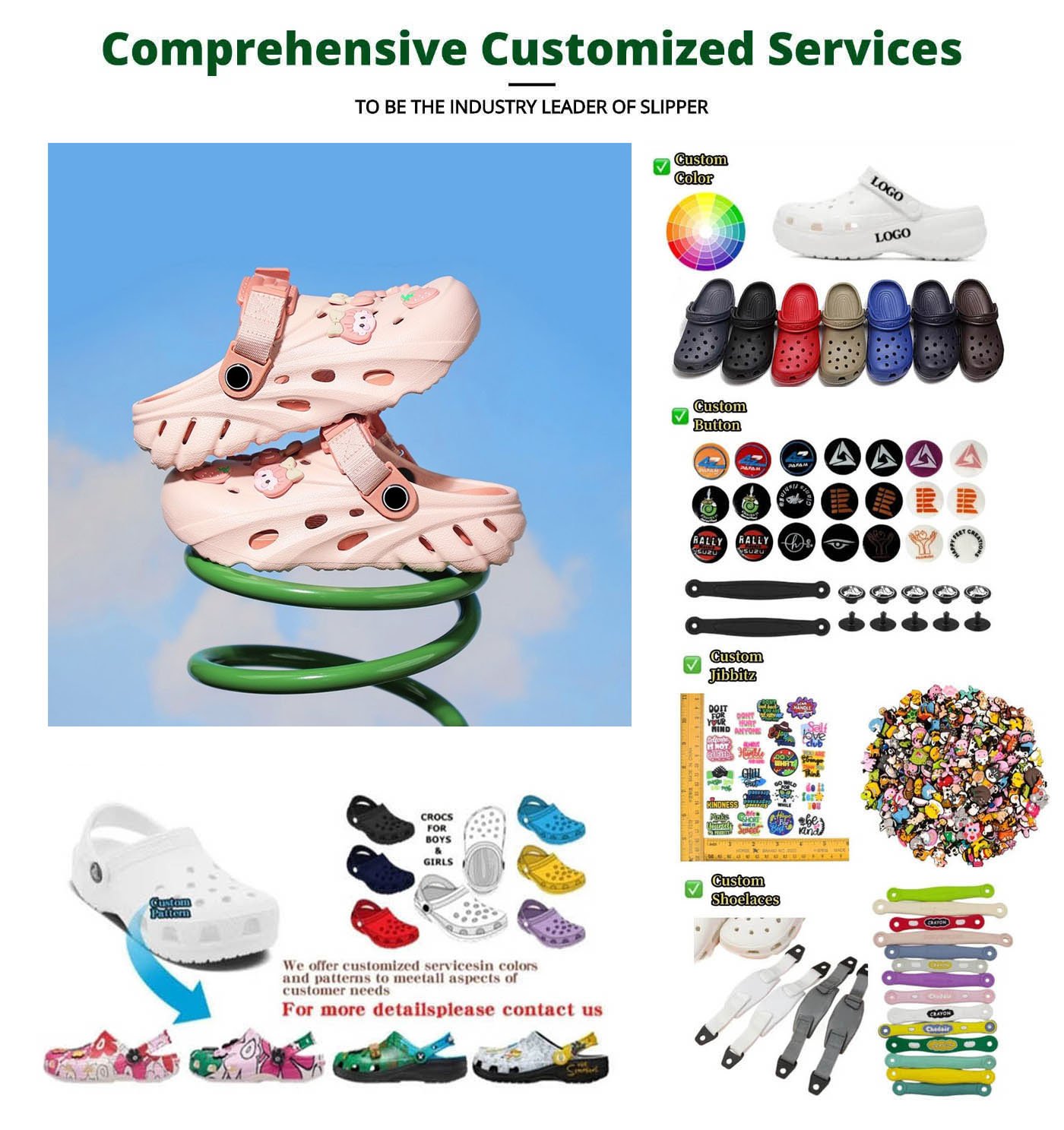 clogs factory Customization Services