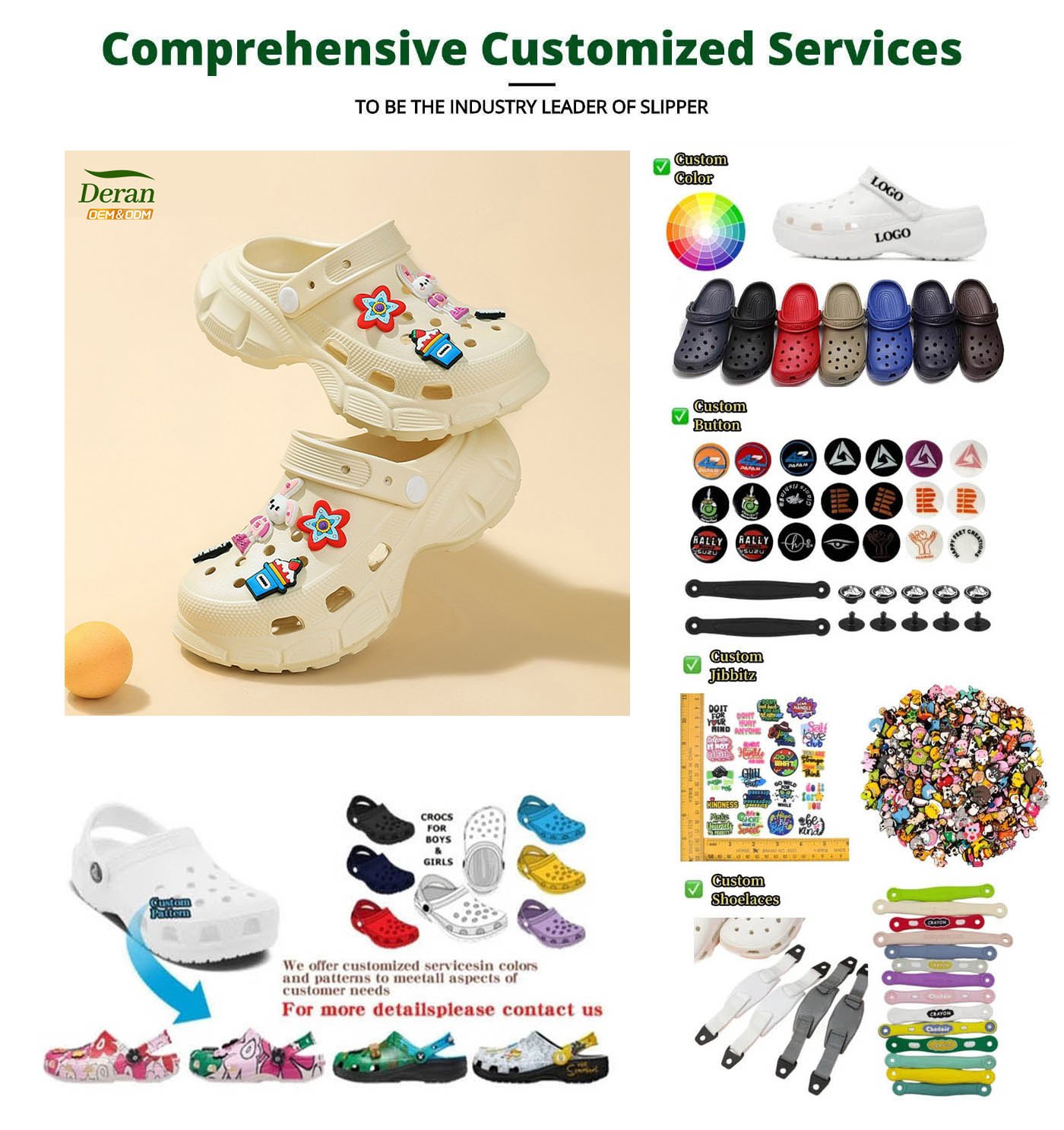 crocs shoes manufacturer Customization Services