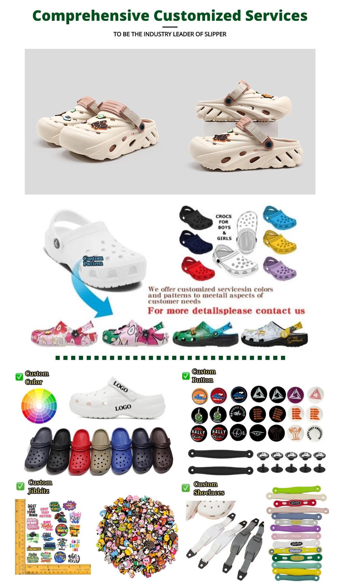 custom soft soled crocs for men wholesale Supplier Customization Services